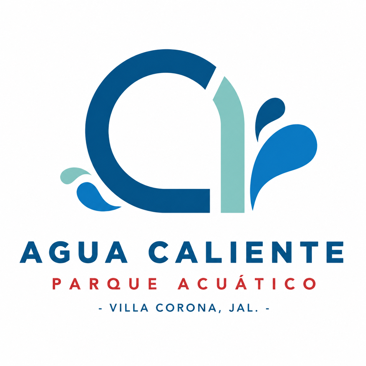 Logotipo de agua caliente, cliente de G&G Fiberglass.