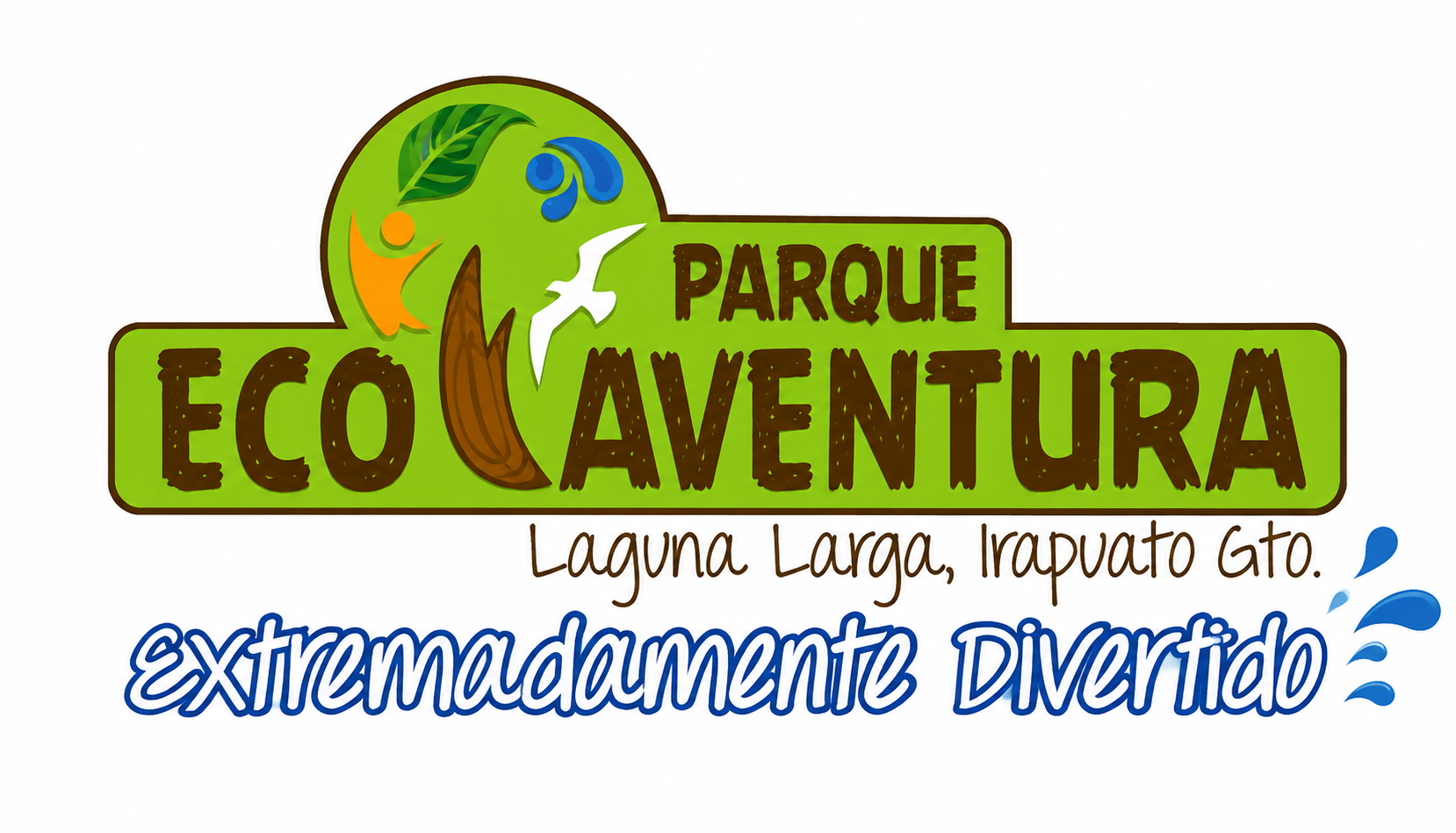 Logotipo de parque eco aventura, cliente de G&G Fiberglass.